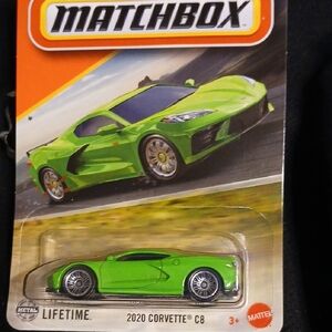 Matchbox Green 2020 Corvette C8 Toy Car